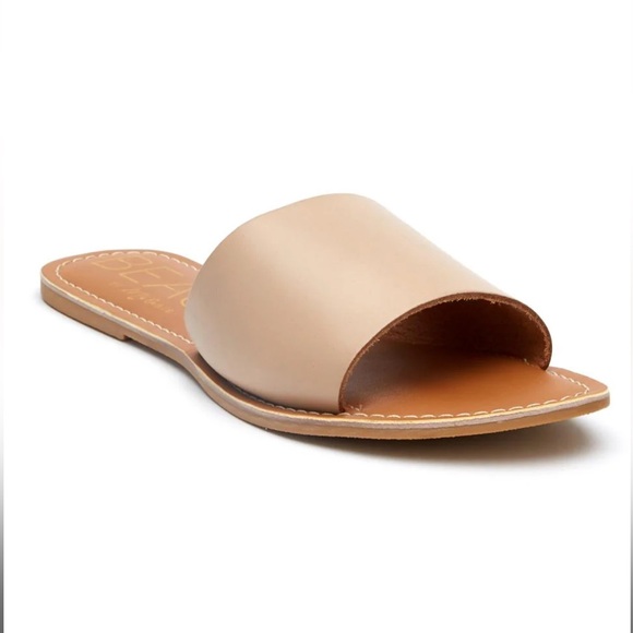 LIKE NEW: “Cabana Tan/Brown Slides/Sandals” from a  Napa Boutique! - Picture 3 of 10